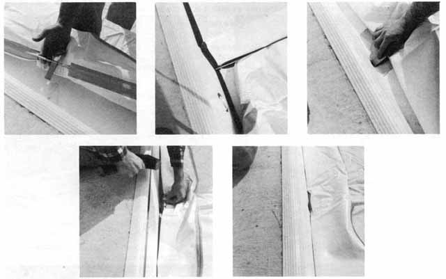 View Showing Liner Installation